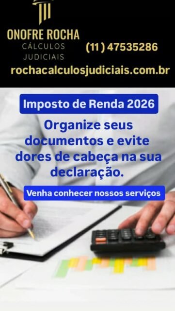 ⚠️ Está quase na hora de declarar o seu IMPOSTO DE RENDA ⚠️

👉 A partir de março você já pode enviar sua declaração e o prazo para fazer sua declaração vai até 29 de maio de 2026 ♦️
👉 Você  já pode entrar em contato conosco para agilizar seu documentos.

📱Mande seu Whatsapp hoje mesmo 👇
 11 47535286

#declaraçãoimposto
#imposto2026
#impostoderenda